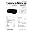 TECHNICS RST165 Service Manual cover photo