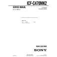 SONY ICFC470MK2 Service Manual cover photo