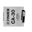 FISHER CA30 Service Manual cover photo