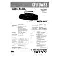 SONY CFDDW83 Service Manual cover photo