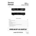 MARANTZ CD53U Service Manual cover photo