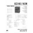 SONY MHC610 Service Manual cover photo