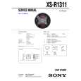 SONY XSR1311 Service Manual cover photo
