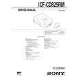 SONY ICFCD825RM Service Manual cover photo