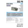 SONY DSCP9 Service Manual cover photo