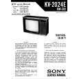 SONY KV2024 Service Manual cover photo