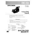 SONY EVCX10 Service Manual cover photo