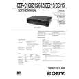 SONY CDPC160Z Service Manual cover photo