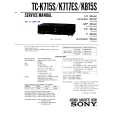 SONY TC-K715S Service Manual cover photo