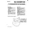 SONY SU32XBR100 Owner's Manual cover photo