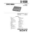 SONY DV500 Service Manual cover photo
