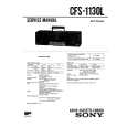 SONY CFS1130L Service Manual cover photo
