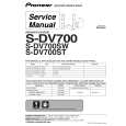 PIONEER HTZ-700DV/DDRXJ Service Manual cover photo
