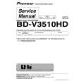 PIONEER BD-V3510HD/KUCXJ Service Manual cover photo