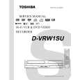 TOSHIBA DVRW1SU Service Manual cover photo