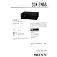 SONY CDX-5N53 Service Manual cover photo