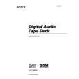 SONY DTC-2000ES Owner's Manual cover photo