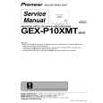 PIONEER GEX-P10XMT Service Manual cover photo