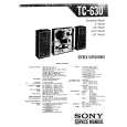 SONY TC630 Service Manual cover photo