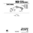 SONY MDR-E515 Service Manual cover photo