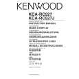 KENWOOD KCA-RC527 Owner's Manual cover photo