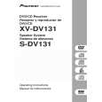 PIONEER S-DV131 Owner's Manual cover photo