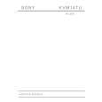 SONY KVM14B Service Manual cover photo