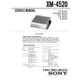 SONY XM-4520 Service Manual cover photo