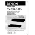 DENON TU-450 Owner's Manual cover photo