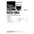 PIONEER MX-80 Service Manual cover photo