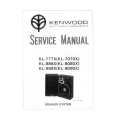 KENWOOD KL-7707X Service Manual cover photo