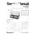 TECHNICS RSM63 Service Manual cover photo