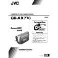 JVC GR-AX770EE Owner's Manual cover photo