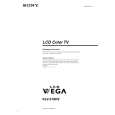 SONY KLV21SR2 Owner's Manual cover photo