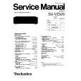 TECHNICS SUVZ320 Service Manual cover photo