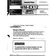 SONY WM-EX12 Owner's Manual cover photo