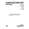 SONY XR5350FP Parts Catalog cover photo