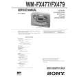 SONY WMFX477 Service Manual cover photo