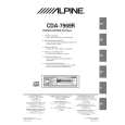 ALPINE CDA7969R Owner's Manual cover photo