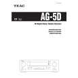 TEAC AG-5D Owner's Manual cover photo