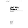 SONY DTC-670 Owner's Manual cover photo