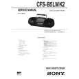 SONY CFSB5LMK2 Service Manual cover photo