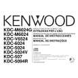 KENWOOD KDC-M6024 Owner's Manual cover photo