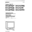 SONY KV-2137RS Owner's Manual cover photo