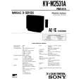 SONY KVM2531A Service Manual cover photo