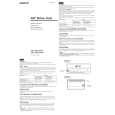 SONY SDX500CWM Owner's Manual cover photo