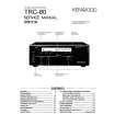 KENWOOD TRC80 Service Manual cover photo