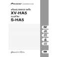 PIONEER XV-HA5/NTXJ Owner's Manual cover photo