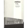 REVOX B226 Owner's Manual cover photo