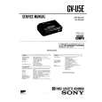 SONY GVU5E Service Manual cover photo